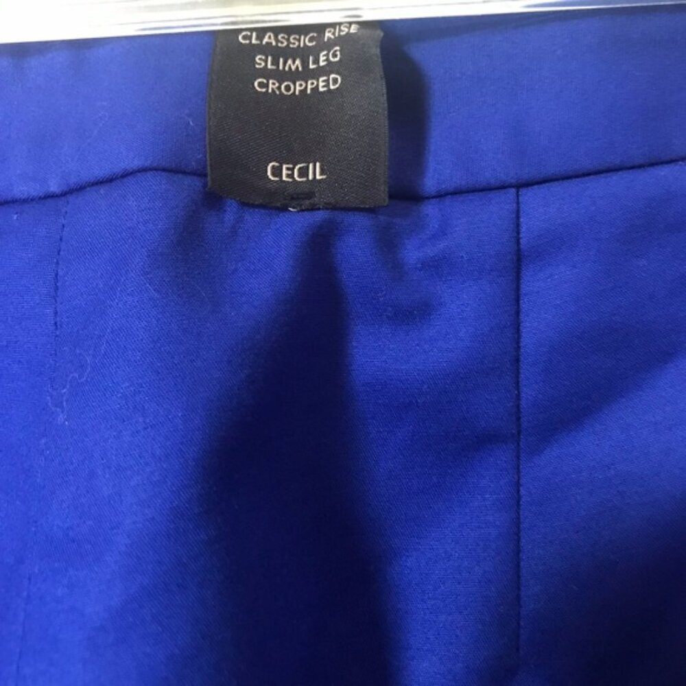 Aritzia Babaton Cecil Cotton Straight Slim Ankle Slits Side Zip Spandex Preppy - Picture 7 of 15